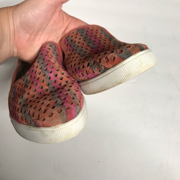 Lori Goldstein laser cut slip on loafers flats - Picture 5 of 12